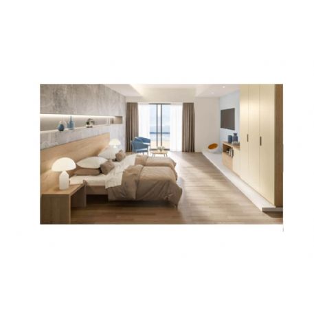 CAMERA MODERMA CON ARMADIO E SCRIVANIA