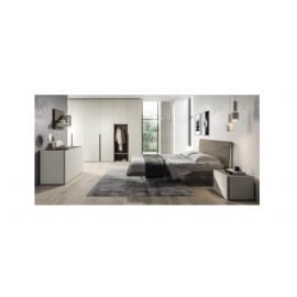 CAMERA DA LETTO:ARMADIO 6 PORTE BATTENTE ANTE LACCATE OPACO