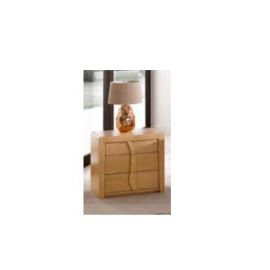 COMODINO 3 CASSETTI IN LEGNO IN FRASSINO NATURALE