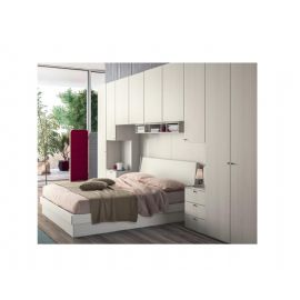 ARMADIO A PONTE CON  LETTO