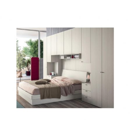 ARMADIO A PONTE CON  LETTO