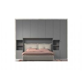 CAMERA CON ARMADIO A PONTE E LETTO CON CASSONE