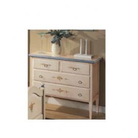 COMO IN LEGNO IN FRASSINO LACCATA E DECORATA