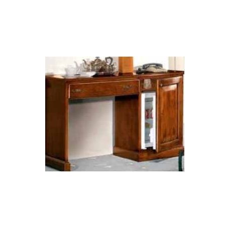 SCRITTOIO PORTAFRIGO IN LEGNO IN FRASSINO VERNICIATA