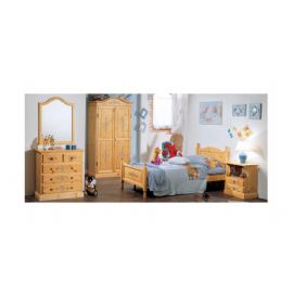 CAMERETTA MASSICCIO DECORATA IN LEGNO DI PINO