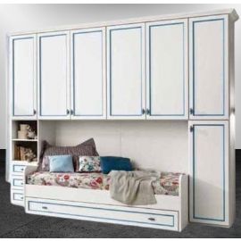 CAMERETTA A PONTE CON PROFILI AZZURRINI