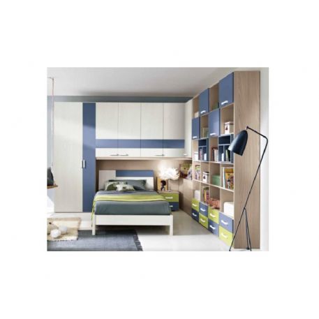 CAMERETTA A PONTE ANGOLARE CON LIBRERIA