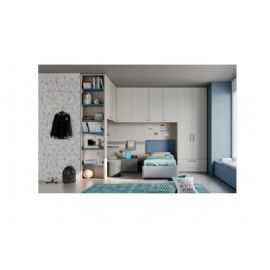 CAMERETTA A PONTE  ANGOLARE CON LETTO COMODINO
