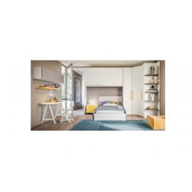 CAMERETTA ANGOLARE A PONTE CON CABINA SIMMETRICA