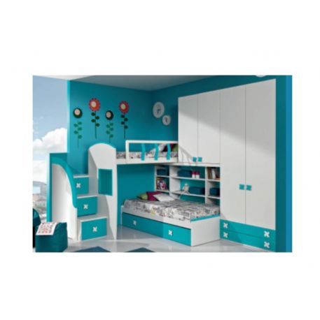 CAMERETTA ANGOLARE CON DUE LETTINI