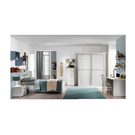 CAMERETTA CON ARMADIO SCORREVOLE