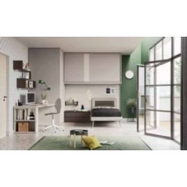 CAMERETTA A PONTE CON DUE ANTE SCORREVOLI PIU CABINA ARMADIO